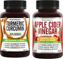 FarmHaven Curcumin Turmeric con BioPerine y vinagre de manzana con jengibre