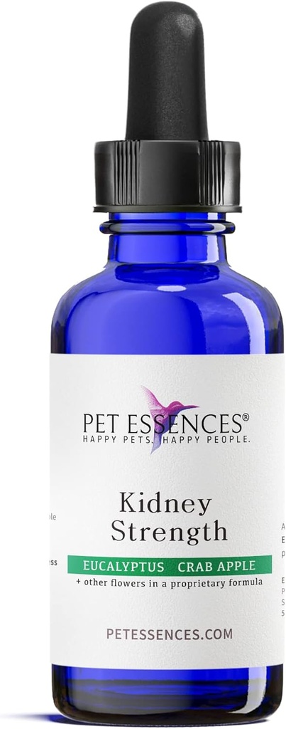 Kidney Support for Dogs, Cats, and Horses - 1 oz Flower Essence for Emotional Balance & Physical Wellness - Supports Functionality, Reduces Fear and Enhances Vitality