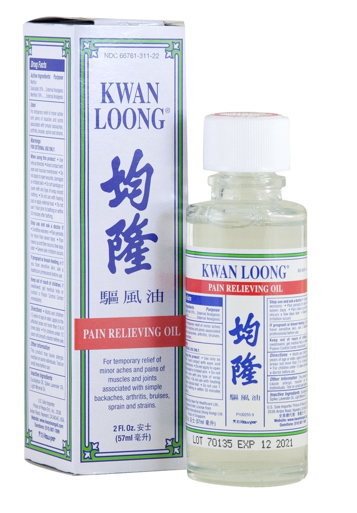 Kwan Loong Dolor Aliviando Aceite Aromático (2 fl oz)