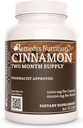 Nutrición de Remedy Cinnamon Bark Ceylon peru 1,000 mg, 60 Vegan Capsules Herbal Suplemento dietético  Two Month Supply