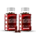 Cereza de Tarta Vitamática con Gummies Celery Seed – 4000mg Equivalente por Serving (de 10:1 Extracto, 400mg) - 2-Pack