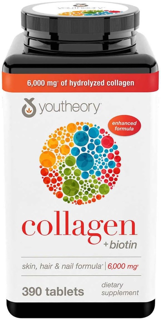 Teoría Collagen Plus Biotina, 390 Tabletas (4 Pack)