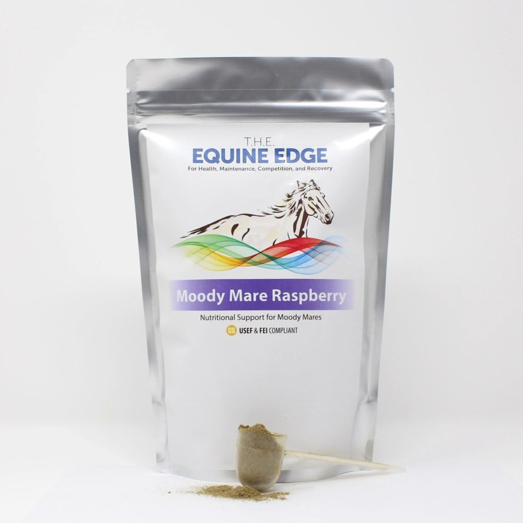 Moody Mare Raspberry - Pure Organic Raspberry Leaf for Calming, 30 Servings