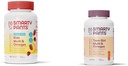 SmartyPants Kids Multivitamin Gummies, Azúcar Gratis: Omega 3 (ALA) &amp; Adolescentes Girl Multivitamin Gummies: Omega 3 Fish Oil (EPA/DHA)