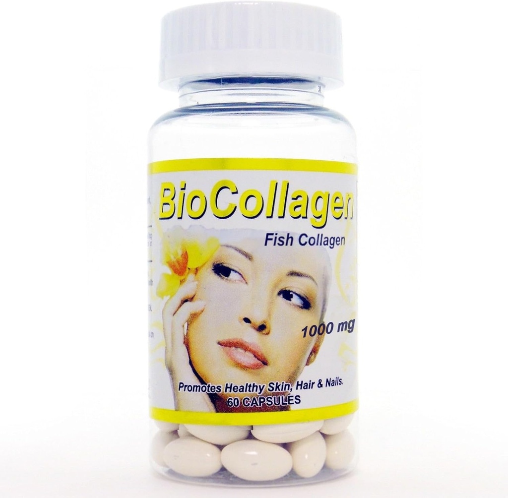 Biocollagen Bio Collagen Colageno Vitamina C Antiaging Skin Hair Nail Bone 1000mg