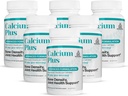 TURNER Calcium Plus, All-Natural Marine Calcium Supplement, with UAF1000+ Super Antioxidant, Magnesium + Vitamins K2 &amp; D3, Supports Bone Density & Joint Health, 6 Bottles, 540 caps, 6 Month Supply