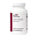 Bariatric Advantage Ultra Multi Sin Hierro, Alta Potencia Multivitamínica Diaria para Cirugía Bariatrica Pacientes con 22 Vitaminas Esenciales y Nutrientes - 90 Capsules, 30 Servimientos