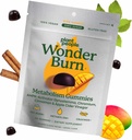 Plant People WonderBurn Metabolism " Cravings Control Gummies, Zero Sugar, Ripe Mango Flavor (60 Conde)
