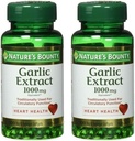 Extracto de ajo rebote de la naturaleza 1000 mg Softgels para soporte cardiovascular,100 ea (Pack of 2)