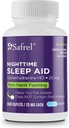 Safrel Nighttime Sleep Aid, Diphenhydramine HCl 25mg ← Strong Non Habit-Forming Restful Sleeping Support for Men &amp; Women ← Fall Asleep Faster " Wake up Refreshed (1000 Count (Pack of 1), 1000, Count)