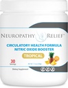Neuropatía ReliefTM - Fórmula de Salud Circulatoria - Nitric Oxide Booster - Tropical Flavor (1 Jar), 30 Servimientos