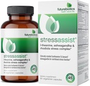 Futurebiotics Stressassist L-theanine Ashwagandha y Rhodiola Rosea Stress Complex - Función de estrés natural nutricional, 90 cápsulas vegetarianas