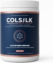 SRILabs ColSilk Unflavored Hidrolyzed Collagen Powder with Colostrum and Polypodium - Skin, Hair, Nails, Gut Health and Joint Support - One Scoop Daily tención 1 Mes de Suministro