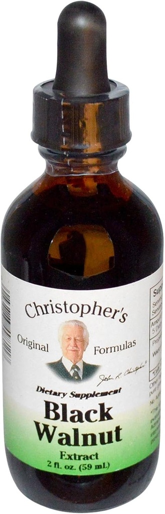 Christopher's Original Formulas Black Walnut Extract, Herbal Liquid Supplement, 2 oz