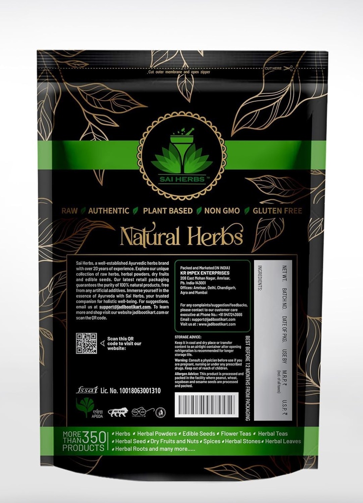 Genérico ATS Muthiyar Koonthal Powder - Dried Sunk Vine Powder - Puro &amp; Natural (100 gramos)