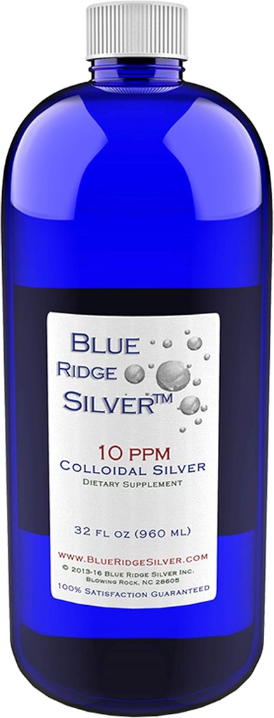 10 ppm 32 oz Colloidal Silver Natural Immune Apoyo Salud Suplemento