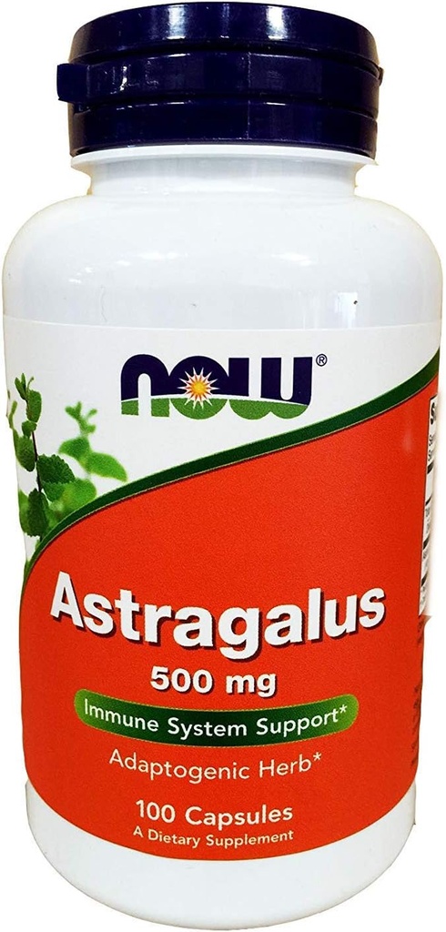 Now Foods Astragalus 500 mg - 100 Caps 2 Pack