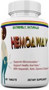 Vitaminas Hemorroideas Naturales. Piles &amp; Alivio de la Fisura Anal. 60 cuadros
