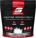 Monohidrato de crema de granito, soporta fuerza, resistencia, " recuperación muscular, crema para hombres " , libre de soja, libre de lácteos, libre de gluten (80 servicios)
