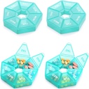 Organizador semanal de píldoras Gran caja de 7 días Organizador de píldoras diarias Caso de medicina para píldoras de aceite de pescado vitamina Suplementos Artritis