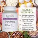 TRANSFORMACIÓN LA GENESIS DE LA BUENA SALUD Enzymes Purezyme High-Potency Protease Blend Enzyme Suplemento, Fórmula avanzada para la máxima Nutrientes Digestión " Salud Gut, 200 cápsulas