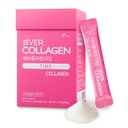 NEWTREE Bajo Molecular Multi Marine Collagen Peptides Protein Powder Stick for Skin Hair Nail Health &amp; Beauty Type I III Collagen Supplement for Women Men, 30 Packets (Apple Flavor)