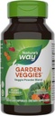 Veggies Way Garden, Veggie Powder Blend, 900 mg por 2-Capsule Serving, 60 cápsulas veganos (Packaging May Vary)