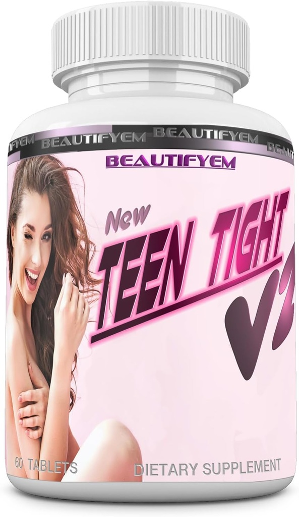 Teen Tight V Las píldoras hembras de estiramiento vaginal. Tight &amp; Firm Vaginal Walls. Restaurar Sensitivity & Lubrication. No es una crema. 60 cuadros