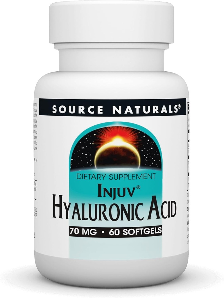 Fuente Naturales Hialurónico Acid Injuv 70mg - 60 Softgels