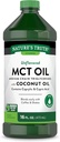 La verdad de la naturaleza MCT Oil TENIDO 16 fl. oz TENIDO Keto, Fórmula desenfrenada tóxica con aceite de coco tóxico Vegan, No GMO, y Gluten suplemento libre
