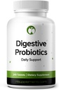 Probióticos para apoyos de salud digestivos Bloating " Regularity Supplement 240 Tablets 3 Billion CFU (240, Probióticos Digestivos)
