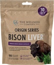 The Wellness Company Bison Liver  180 Collagen Capsules (1 Mesth Supply)  100% Grass-Fed Freeze-Dried Organ ← Non-GMO, Gluten-Free ← Boosts Metabolism &amp; Supports Collagen Production