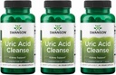 Swanson Uric Acid Cleanse - Natural Supplement Promoting Kidney Support - Características una potente combinación de 7 hierbas - (60 cápsulas vegetales) 3 Pack