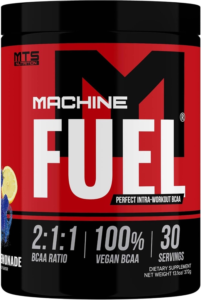 MTS Nutrition Machine Fuel - Recover, Replenish, Refuel - Vegan Hydration + Electrolyte Support - (Blue Razz Lemonade, 30 Servings)