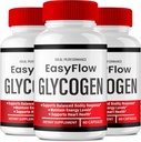 Easy Flow Glycogen Support Capsules - Official Formula Glycogen Support EasyFlow Pills, Easy Flow - Maximum Strength, Glyco Optimizer Pills, Salud general, Easy Flow Capsules Comentarios (3 Pack)