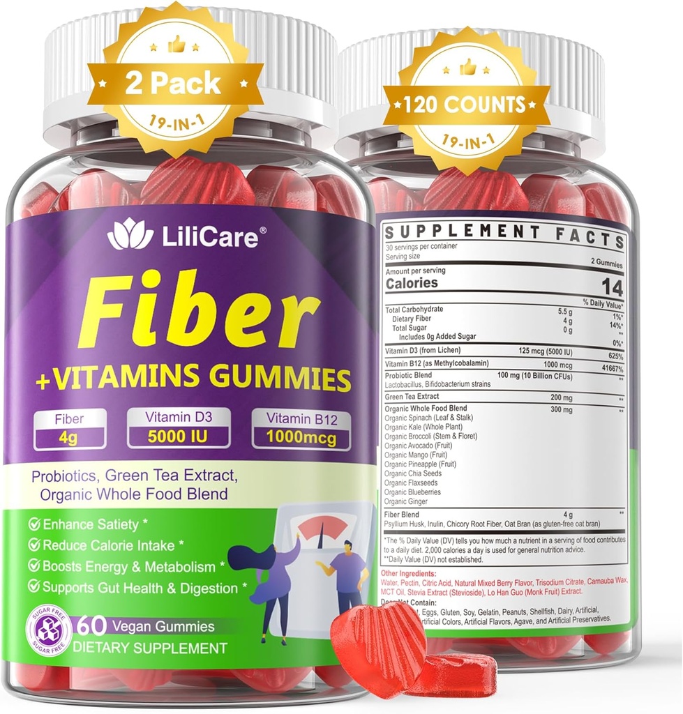 Probióticos Gummies de fibra