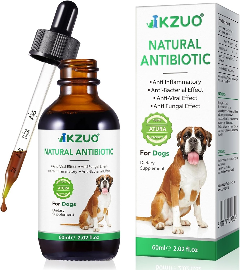 Antibióticos para perros,Dog Multivitamínico,Dog Antibiótico tópico, Suplemento de salud para perros, Suplementos para mascotas,Dog Multivitamina,Dog Antibióticos para la infección de piel (1pcs)