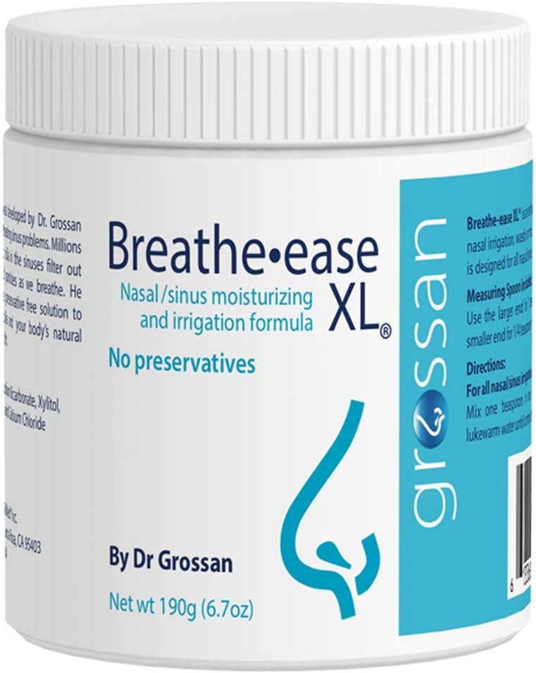 Breathe-easeXL Nasal/Sinus Irrigation Salt Jar
