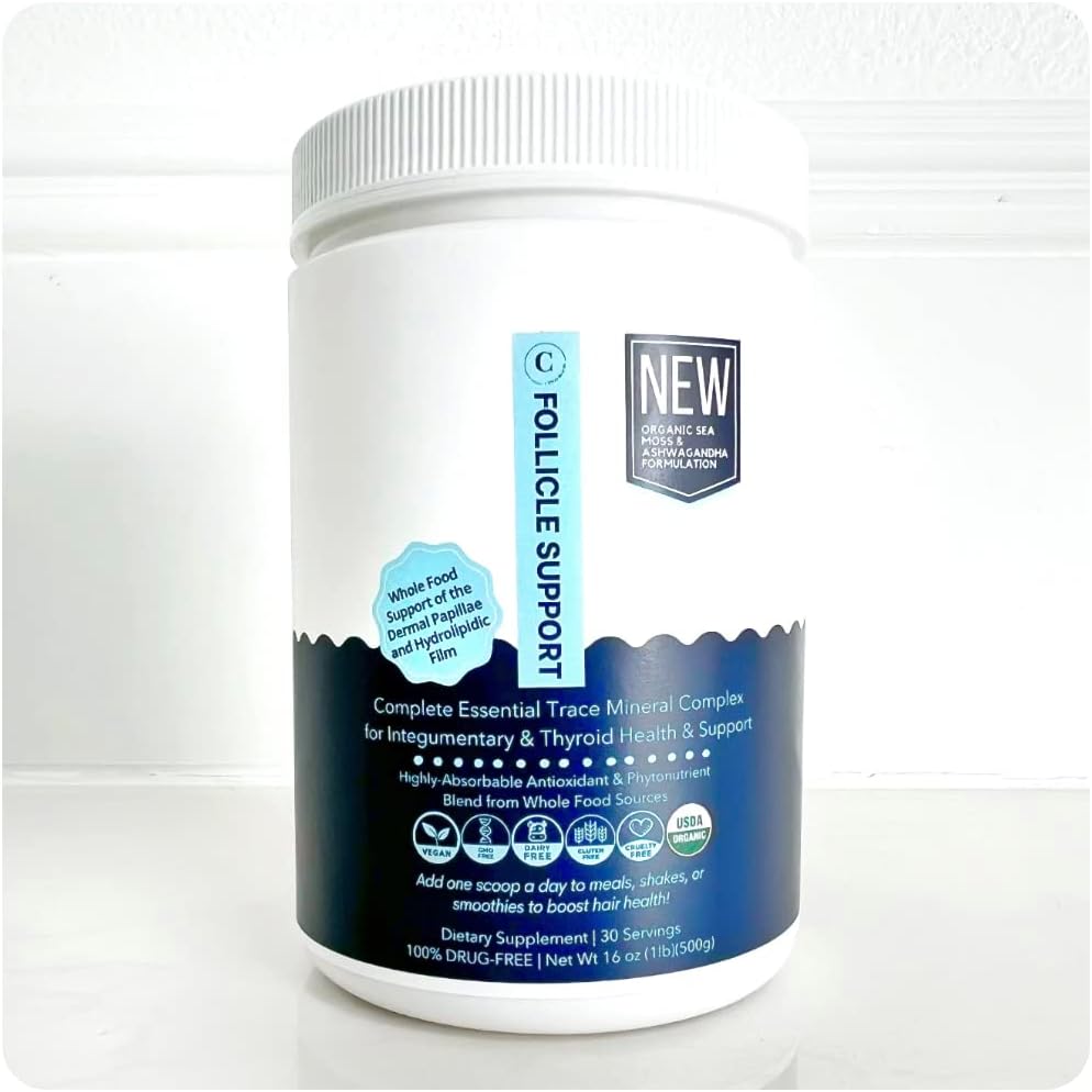 CRISAN Complete Hair Follicle Support Hair Growth Supplement - Sea Moss, Saw Palmetto, Amla and More