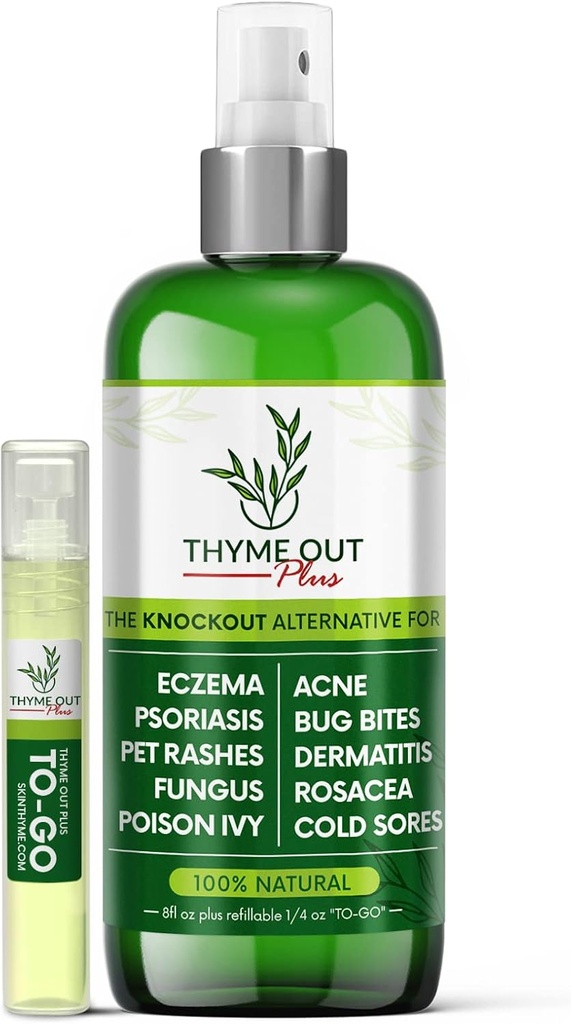 Tratamiento de Eczema, Tratamiento de Psoriasis Trucos Acné, Dermatitis, Rosacea, Sores fríos, Rashes de mascotas, Bites de insectos, Ivy de veneno, Spray Anti Itch para Alivio de la piel picante para niños, adulto &amp; bebé