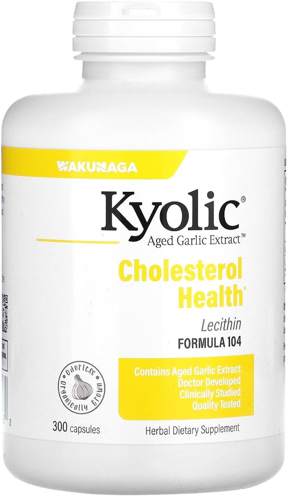 Kyolic #104 Garlic Ext W/Lecithn 300 Cap
