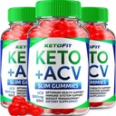 (3 Pack) Ketofit ACV Gummies Advanced 1000mg, KetoFit Keto + ACV Gestión de peso Gummies Apple Cider Vinegar Keto Fit Suplemento dietético Ketofit Gummies Comentarios Vitamina B12 B6 (180 Gummies)