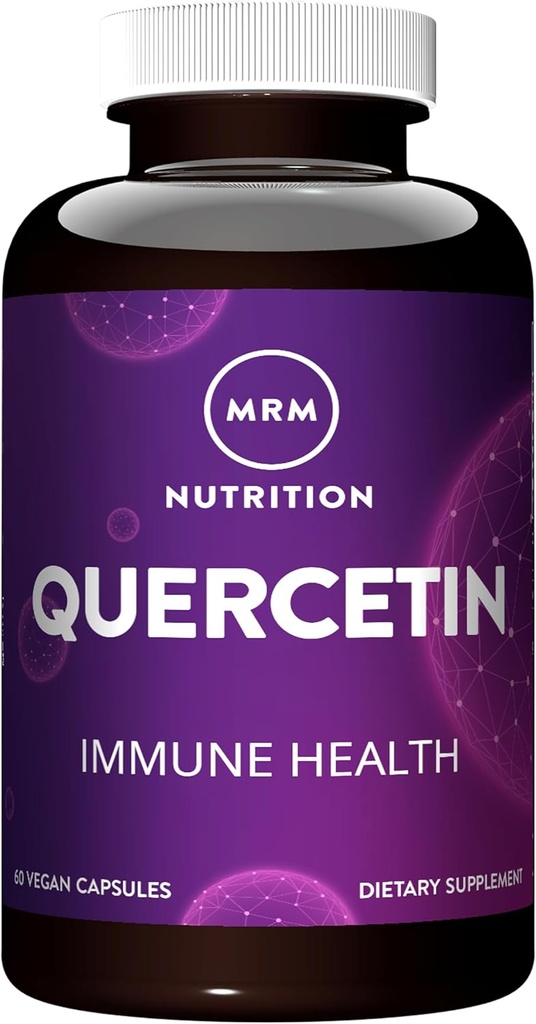 MRM Nutrición Quercetina eterna Immune + Salud Cardiovascular Ø 500mg por Serving Silencio Hecho con QU995: Worldâ € TM s purest quercetinâ â¢ ANTERIOR ESTADO Antioxidante 60 Servimientos