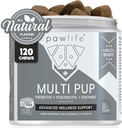 All Natural Multivitamin Soft Chews for Dogs sometida Glucosamine Chondroitin for Joint Support with Probiotics for Gut & Immune Health imper Mobility and Advanced Wellness Support durable4-Month Supply
