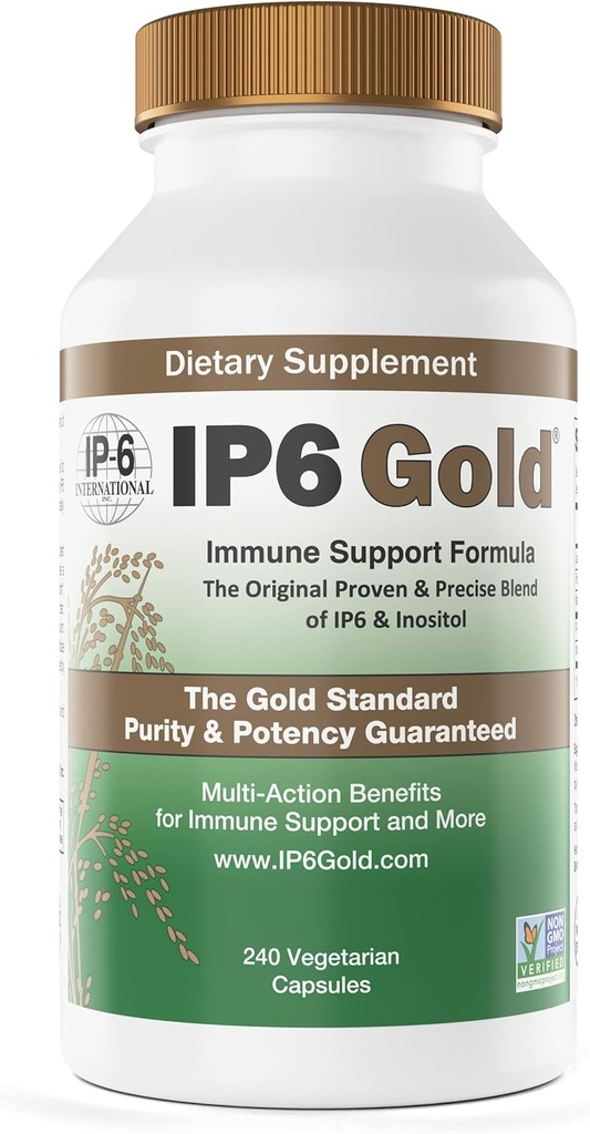 IP6 Gold Immune Support Formula, 240 cápsulas vegetarianas