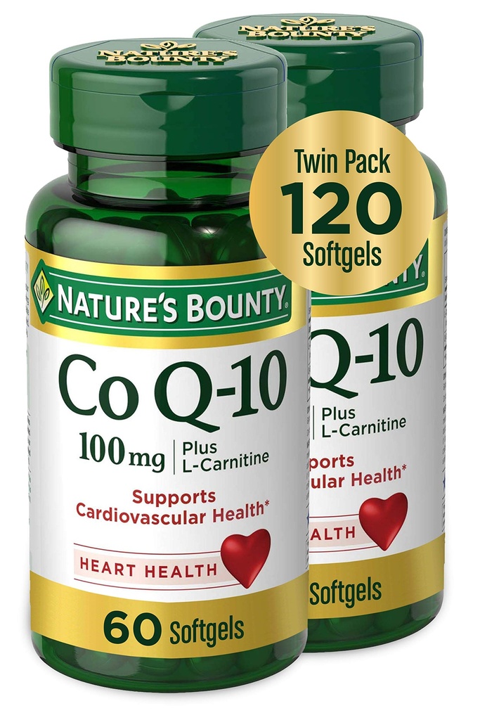 Bounty CoQ10 100mg Twin Pack, 60 Cuenta, 2 Pack