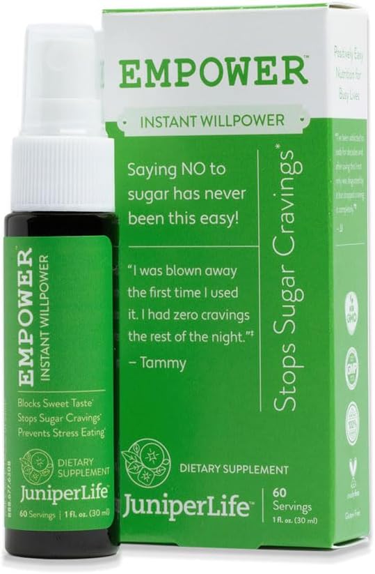 (2 Pack) Empower - Instant WillpowerTM for Sugar Cravings Appetite, Suppressant of Sugar Taste