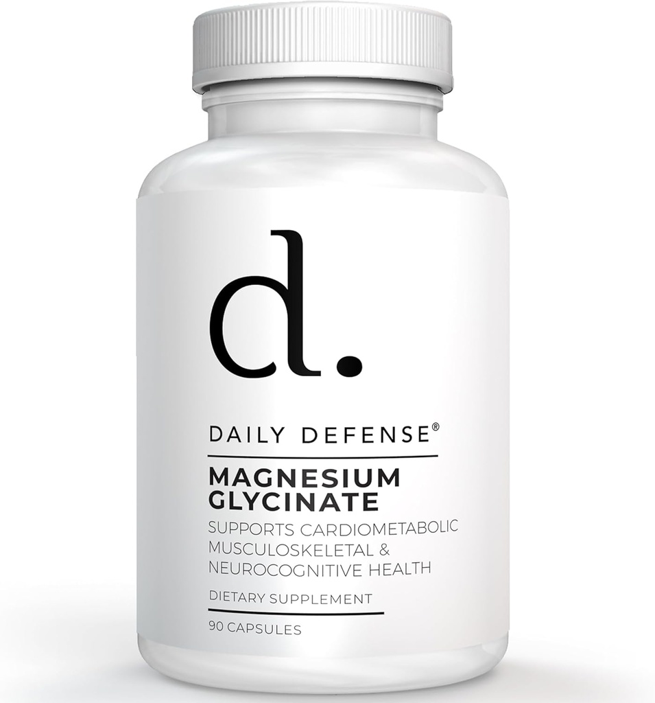 Magnesio Glycinate 200mg – Magnesio Chelated Bisglycinate para la relajación muscular, salud cardíaca y metabolismo – 90 capsules Suplemento, Hecho en los EE.UU.