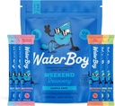 Waterboy Weekend Recovery Sample Pack ← 3,200mg Electrolyte Powder Packets  Ginger + L-Theanine + Vitamins ← No Sugar, All Natural, Gluten Free ← 12 Bebidas Stick Mixes (Sample Pack)