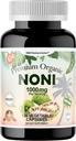 Dr.K adultoC HNHusa Premium Orgánica Noni 1000 mg 120 Veggie Capsules Potentes Antioxidantes puros Soporte Sistema de inmunodeficiencia Salud general Morinda Citrifolia Extracto Vegan No GMO Suplementos sin relleno